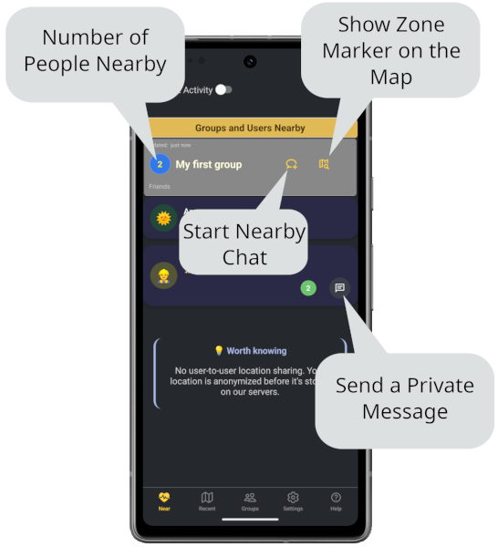 People Nearby
